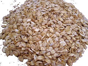 Cooked barley flakes